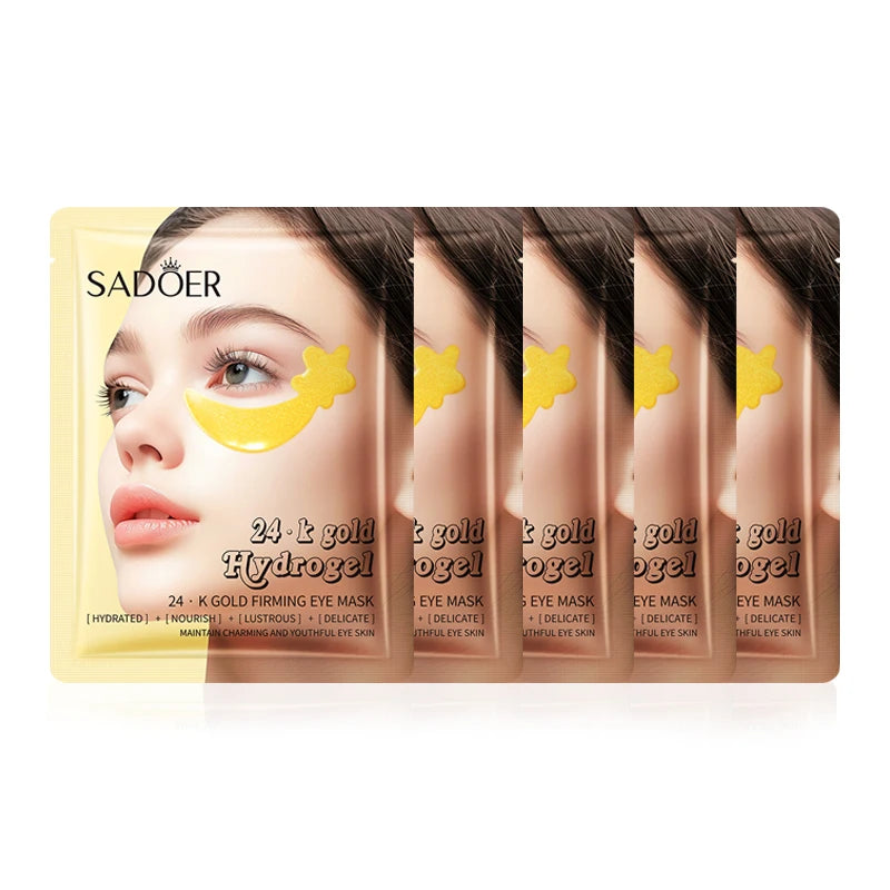 SADOER 24K Gold Collagen Eye Mask – Dark Circles & Anti-Aging