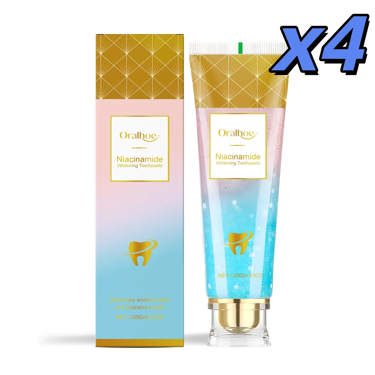 Oralhoe Niacinamide Whitening Toothpaste | Plaque & Stain Removal