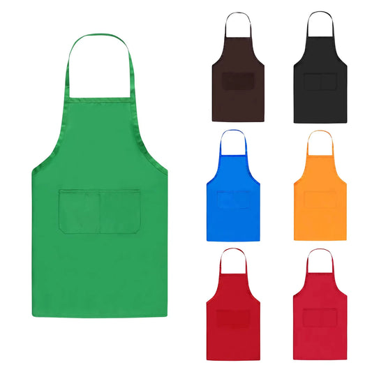 Kids Waterproof Apron with Pockets | Chef Cooking & Art Apron Kids Chef Apron Set Peaceful Pleasures Health and Wellness