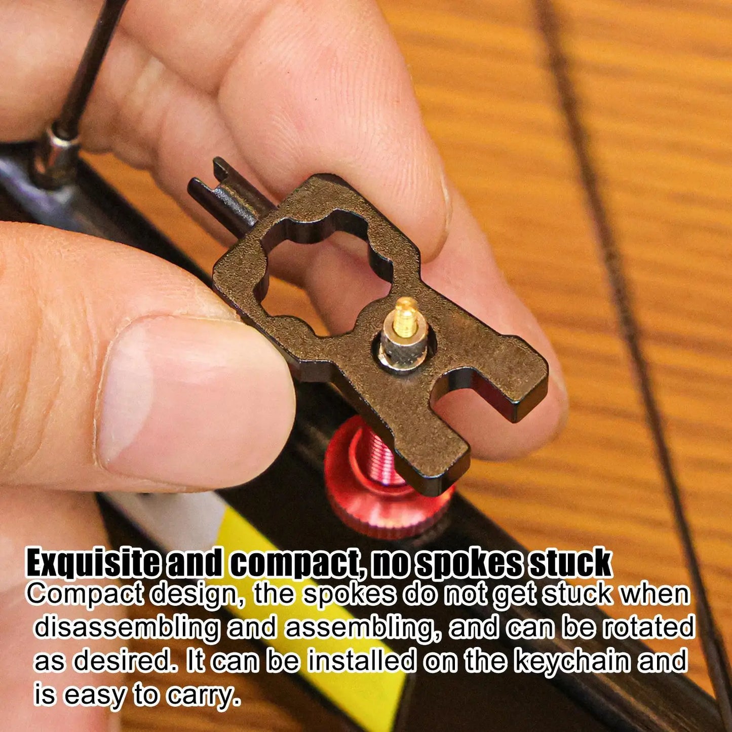 Aluminum Bike Valve Core Removal Tool – Portable Cyclist Kit