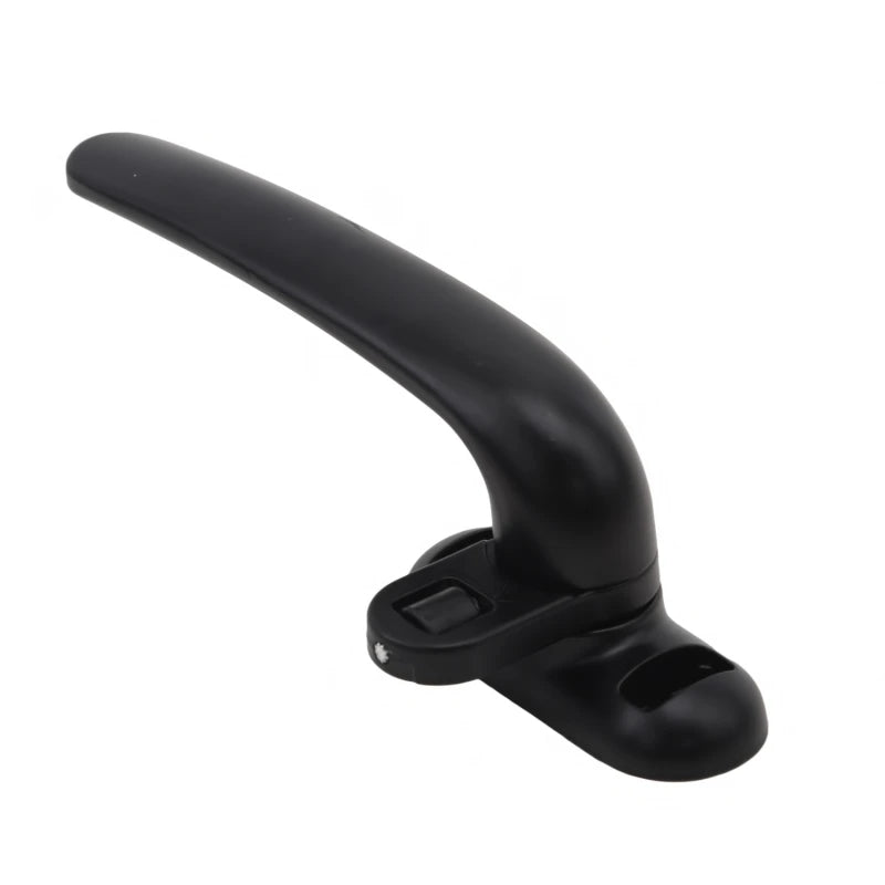 Aluminum Alloy Window Handle Casement Window Lever Lock for Sliding Window Door Handle Replacement Hardware Accessories Peaceful Pleasures Health and Wellness Black-left