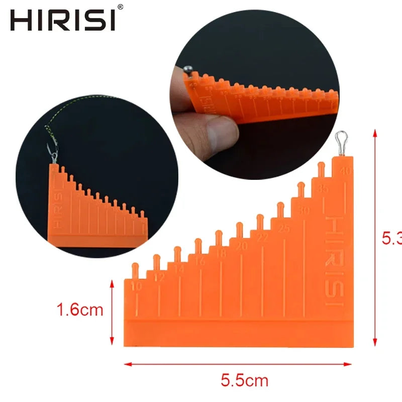 HIRISI Carp Fishing Hook Knotting Tool, Convenient Hook Tier for Hair Rig & Hook Link Making Terminal Tackle Accessories Peaceful Pleasures Health and Wellness