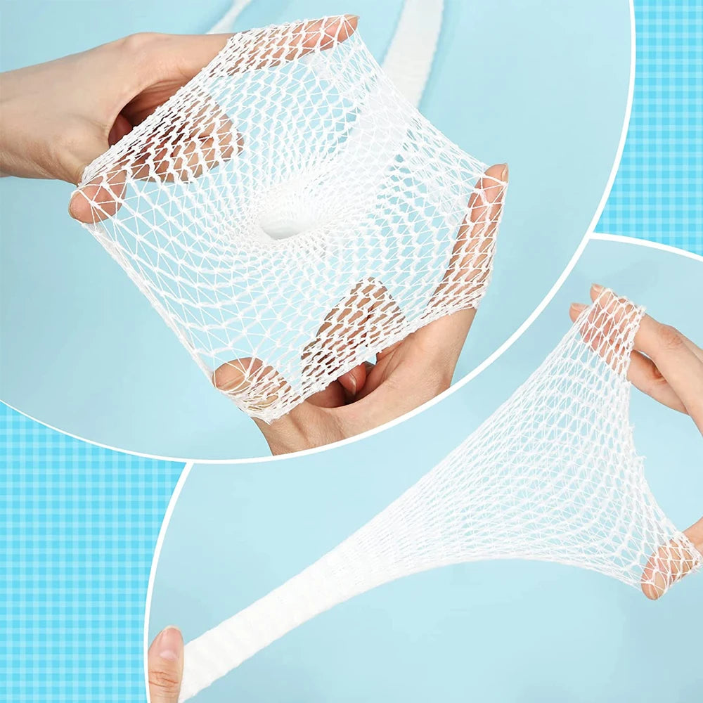 Elastic Net Tubular Bandage – Breathable Wound Dressing Retainer Medical Tubular Bandage Peaceful Pleasures Health and Wellness