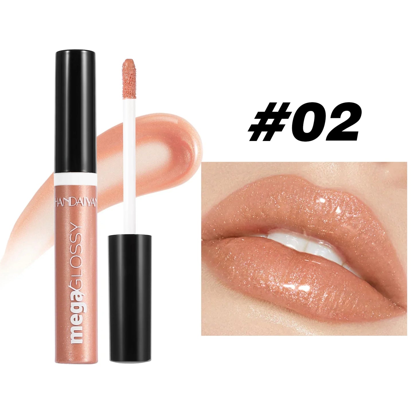 Handaiyan High Shine Lip Gloss – Mirror Finish, 7 Shades
