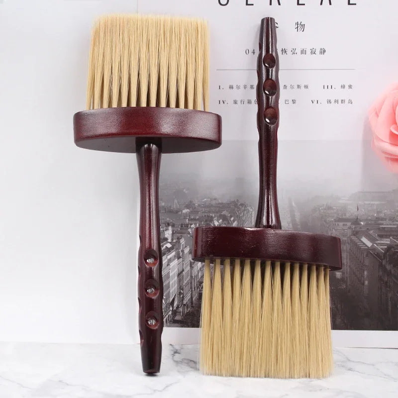 Hairdressing Styling Tool for Barber Salon, Hair Cutting Broken Hair Cleaning Brush, Neck Face Duster, Soft Hair Brush Peaceful Pleasures Health and Wellness