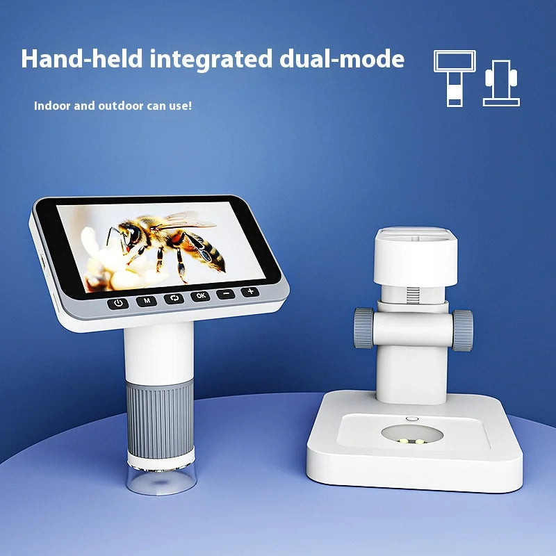 Electron Microscope 4.5-Inch Ips Screen Portable High-Definition Mobile Phone Maintenance Manual Focusing Peaceful Pleasures Health and Wellness