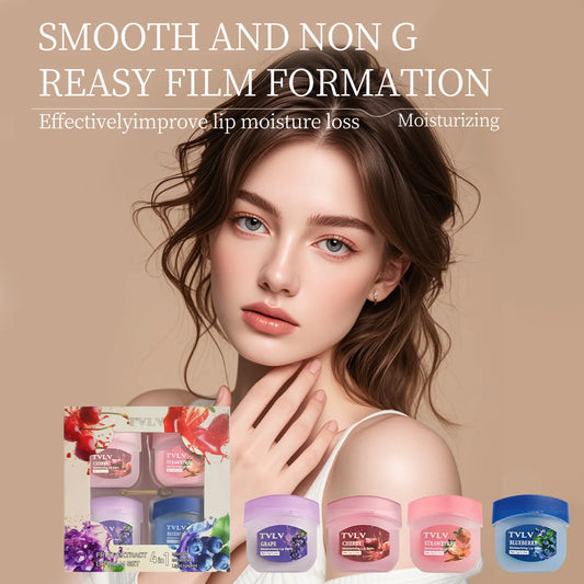YOUNGCOME Natural Plant Jelly Lip Gloss Set 4×7g – Moisturizing Jelly Lip Gloss Set Oasis Select