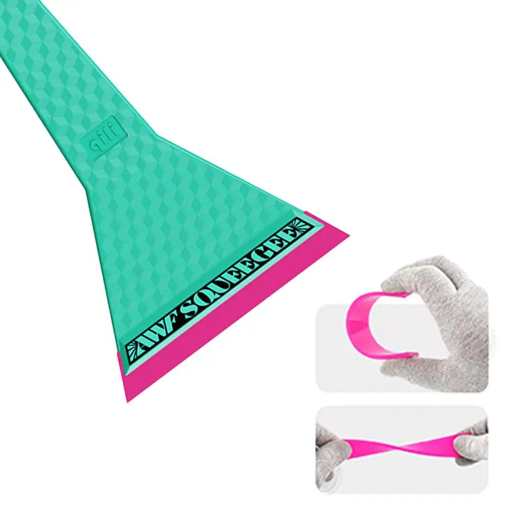 Long Handle Car Windshield Cleaning Squeegee Water Wiper Bulldozer Window Tint Rubber Scraper Glass Car Wash Accessories Peaceful Pleasures Health and Wellness
