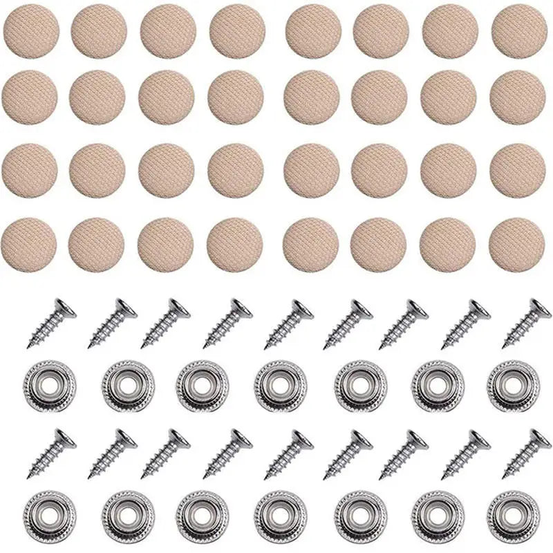 10/30/60pcs Car Roof Buckle Roof Cloth Detachment Repair Special Fixing Buckle Interior Roof Fabric Sagging Fixing Buckle Kit Peaceful Pleasures Health and Wellness