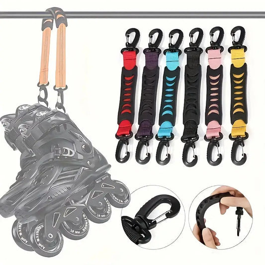Roller Skate Carrying Strap for Adults Outdoor Hanging Handle Belt Buckle Hook Shoes Skate Accessories Transport Peaceful Pleasures Health and Wellness