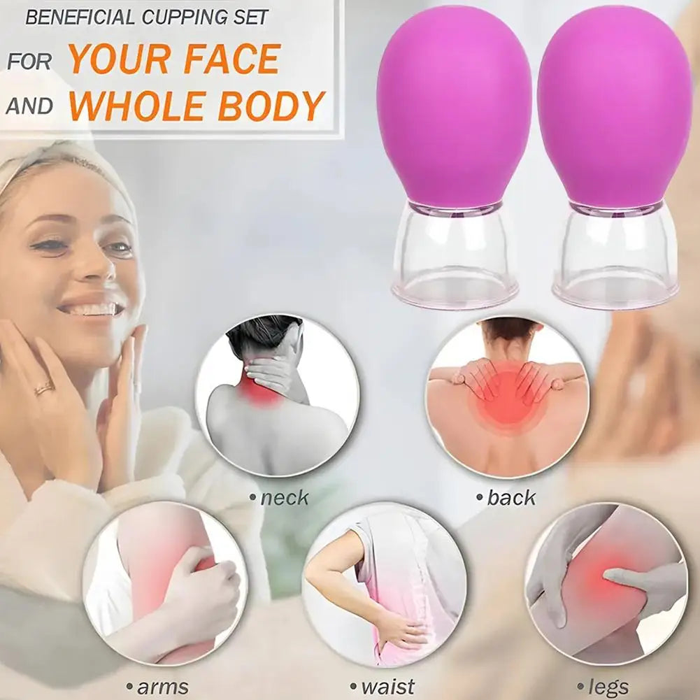 Silicone Facial Cupping Device – Vacuum Anti-Aging Massager