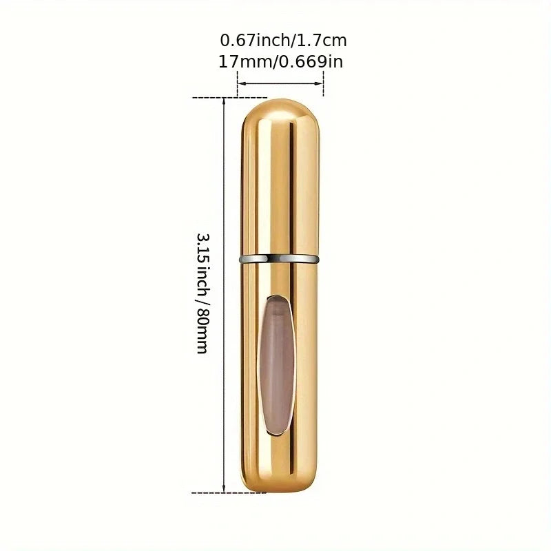 6-Pack 5ml Travel Perfume Spray Bottles | Refillable Atomizer
