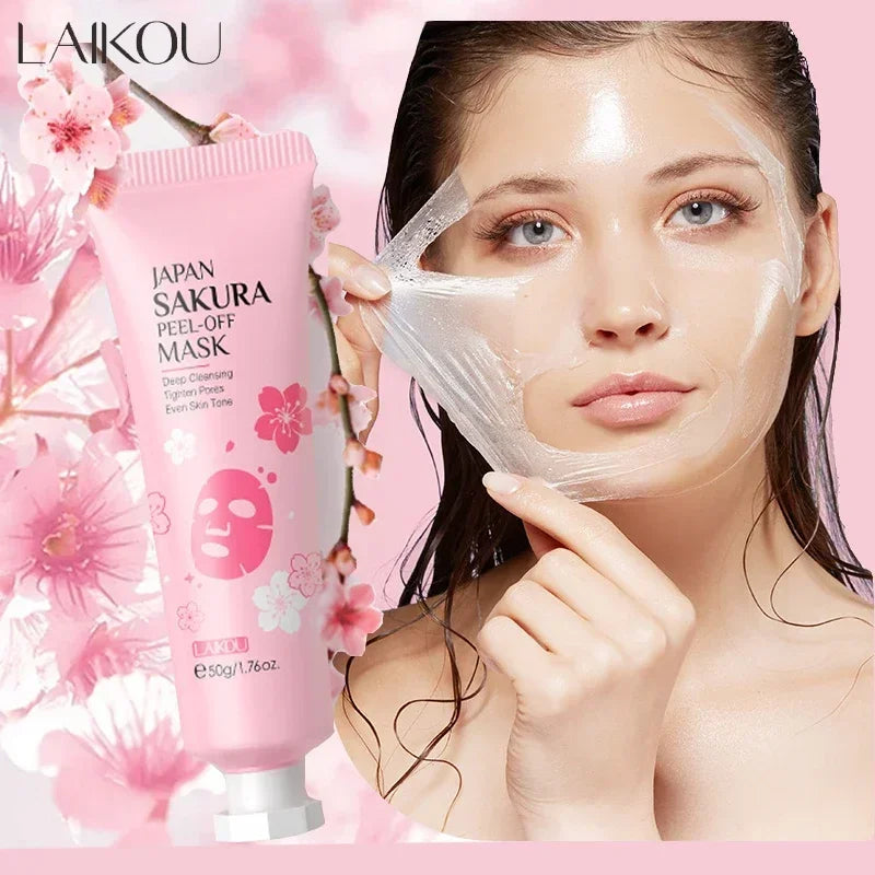 LAIKOU Sakura Peel-Off Face Mask – Blackhead & Anti-Wrinkle