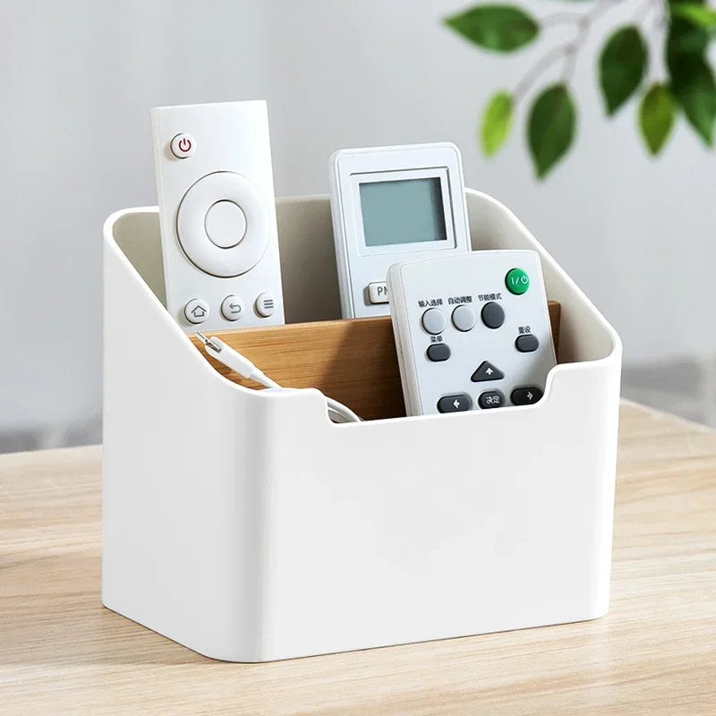 Plastic Desktop Storage Box for Remote Controls Tissues Cosmetics Office Supplies Living Room Organization Peaceful Pleasures Health and Wellness