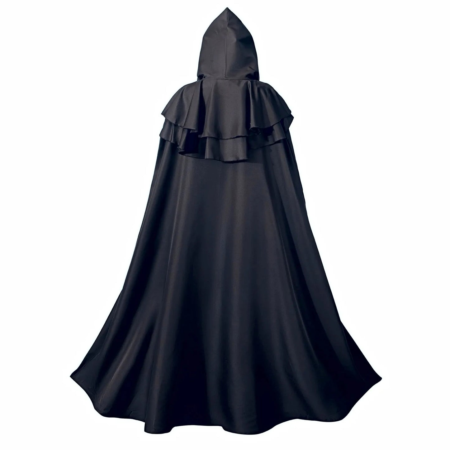 Medieval Hooded Cloak Cape – Gothic Knight Cosplay Robe Coat