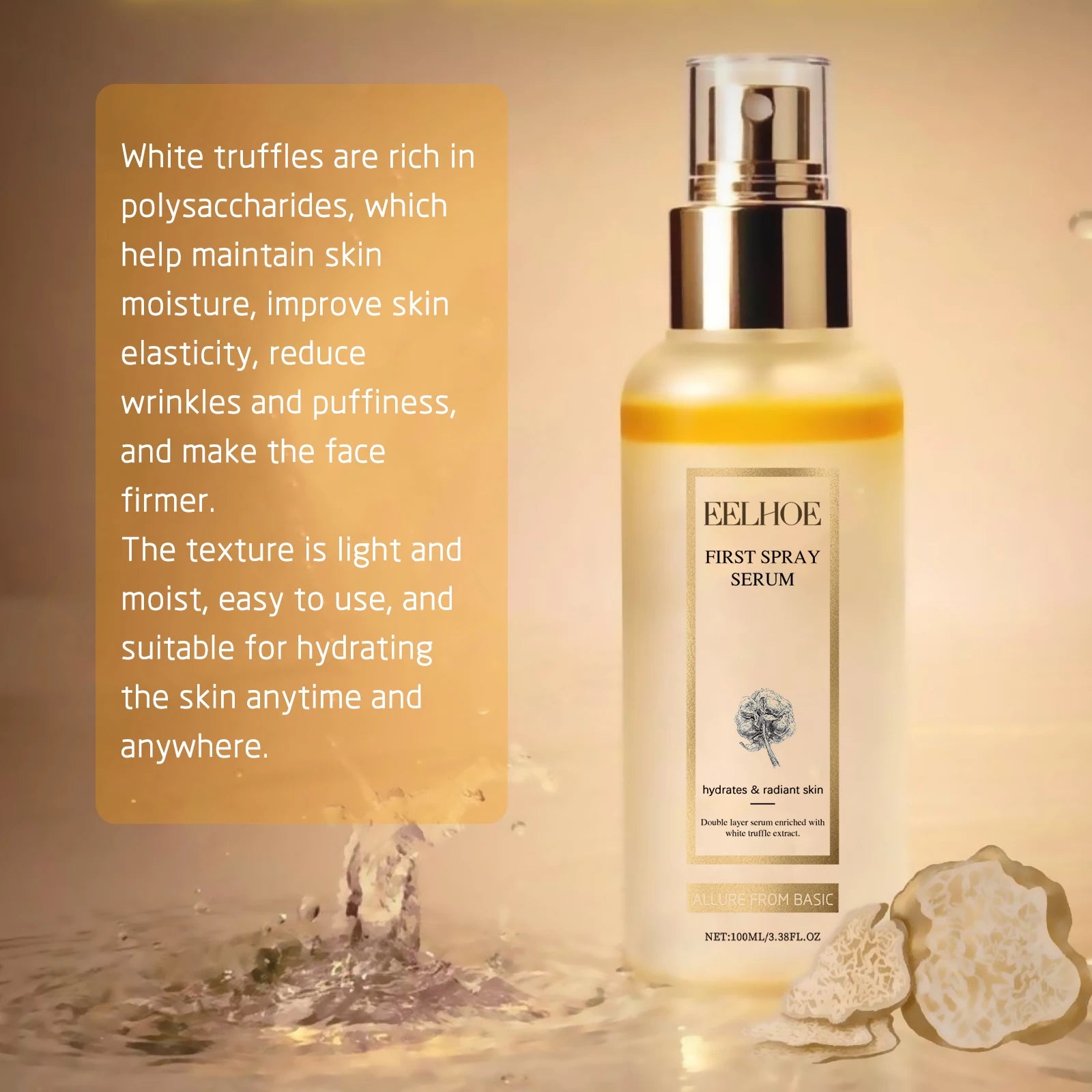 White Truffle Glow Serum Spray – Brighten & Fade Dark Spots Peaceful Pleasures Health and Wellness
