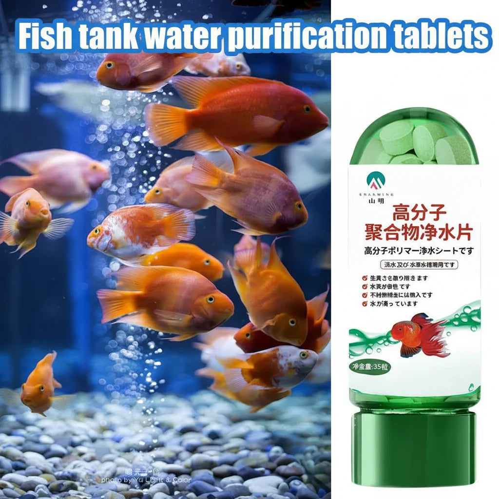 Water Purification Tablets for Aquarium Fish Cleaning Peaceful Pleasures Health and Wellness
