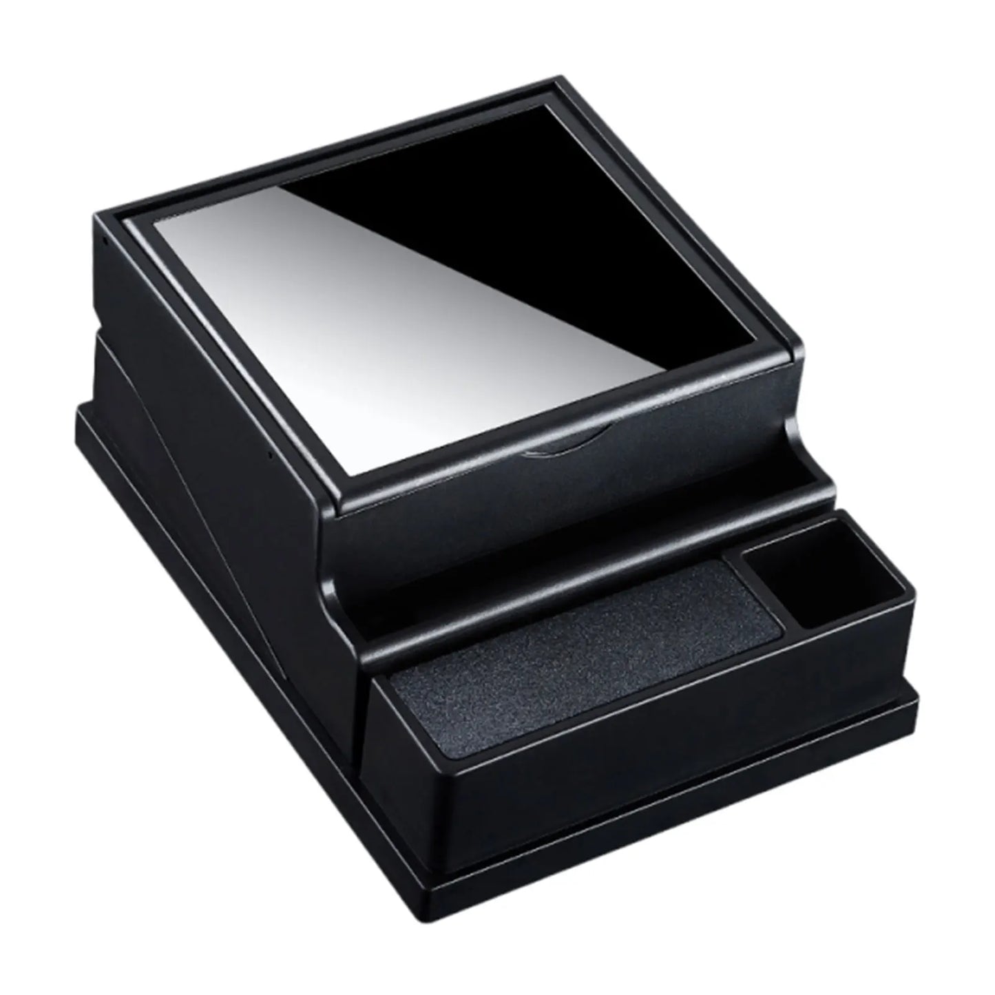 Sturdy Portable Cigarettes Case Automatic Eject One-Click Cigarettes Retrieval Can Store 20 Cigarettes Box For Indoor Outdoor Peaceful Pleasures Health and Wellness Black