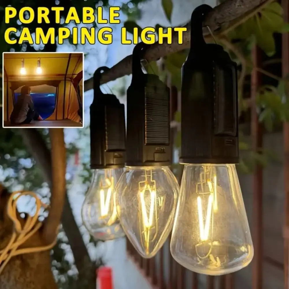 Solar USB Rechargeable LED Camping Lantern | Dimmable