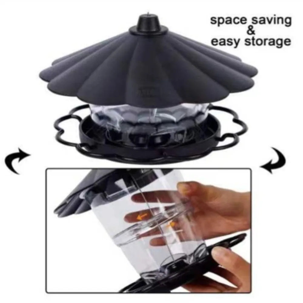 Gazebo Hanging Wild Bird Feeder – Large Capacity & Waterproof