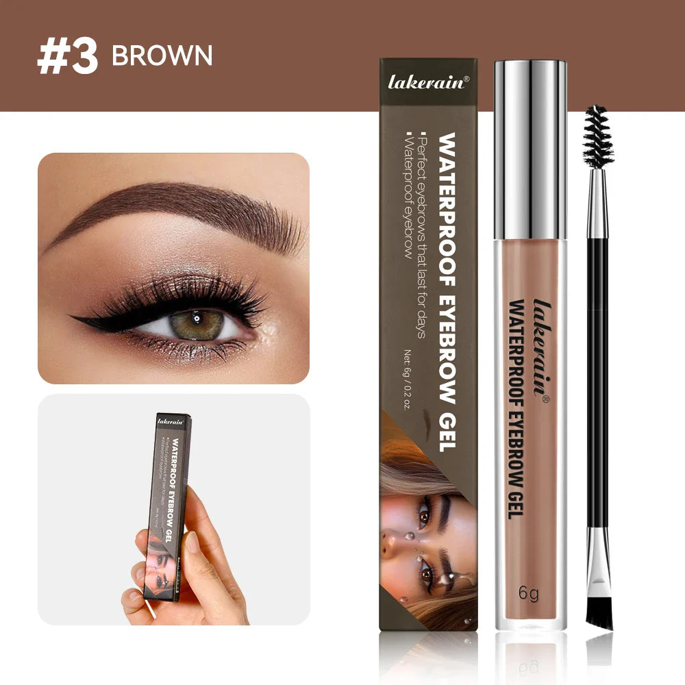 Waterproof Eyebrow Gel | High Pigment Long-Lasting Brow Tint