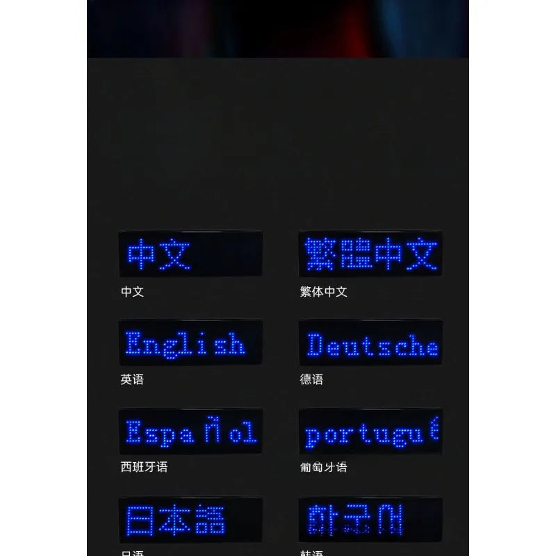 Bluetooth LED Name Badge – Programmable Scrolling Message Tag