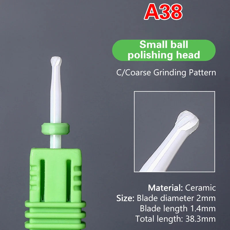 Ceramic Nail Drill Bit – Electric Manicure & Pedicure Tool