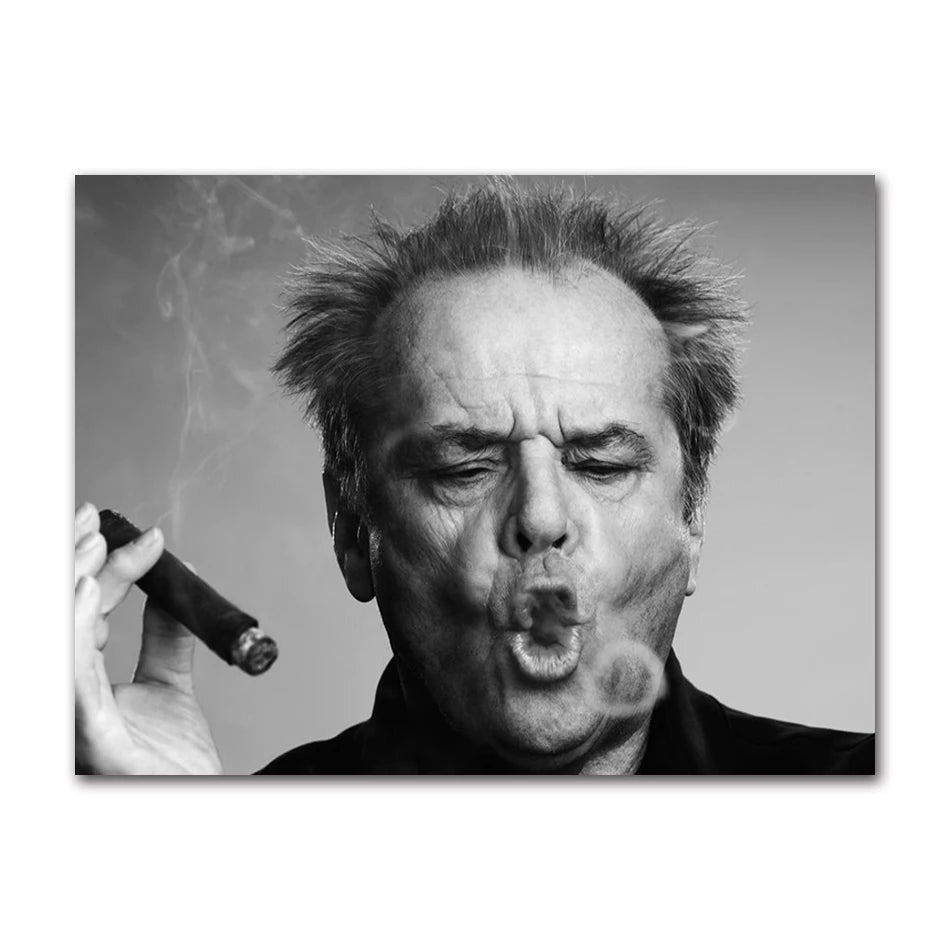 Jack Patrick photo wall pictures, art decoration, cigar poster, prints, black and white canvas paintings Peaceful Pleasures Health and Wellness 1094-01 50x70cm Unframed