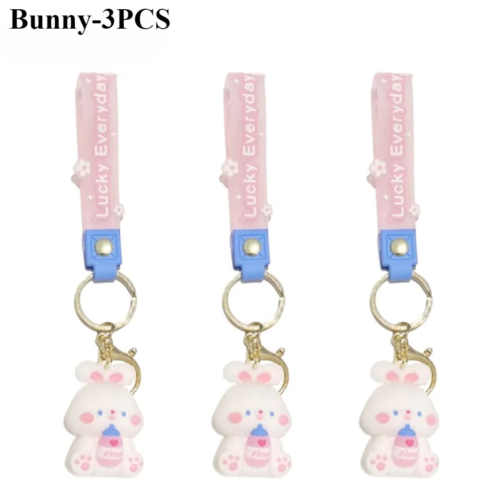 Luck Drinks PVC Cartoon Keychain | Cute Bag Charm & Gift