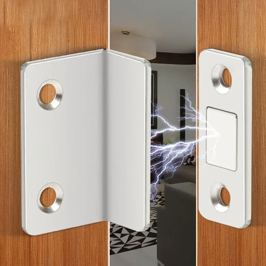 Magnetic Punch-Free Door Stopper – L-Shaped Invisible Closer Magnetic Door Stopper Oasis Select