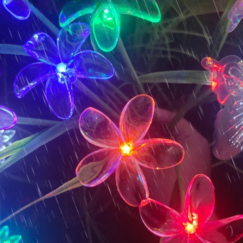 Solar Flower Lawn Light – Waterproof Outdoor Garden Décor