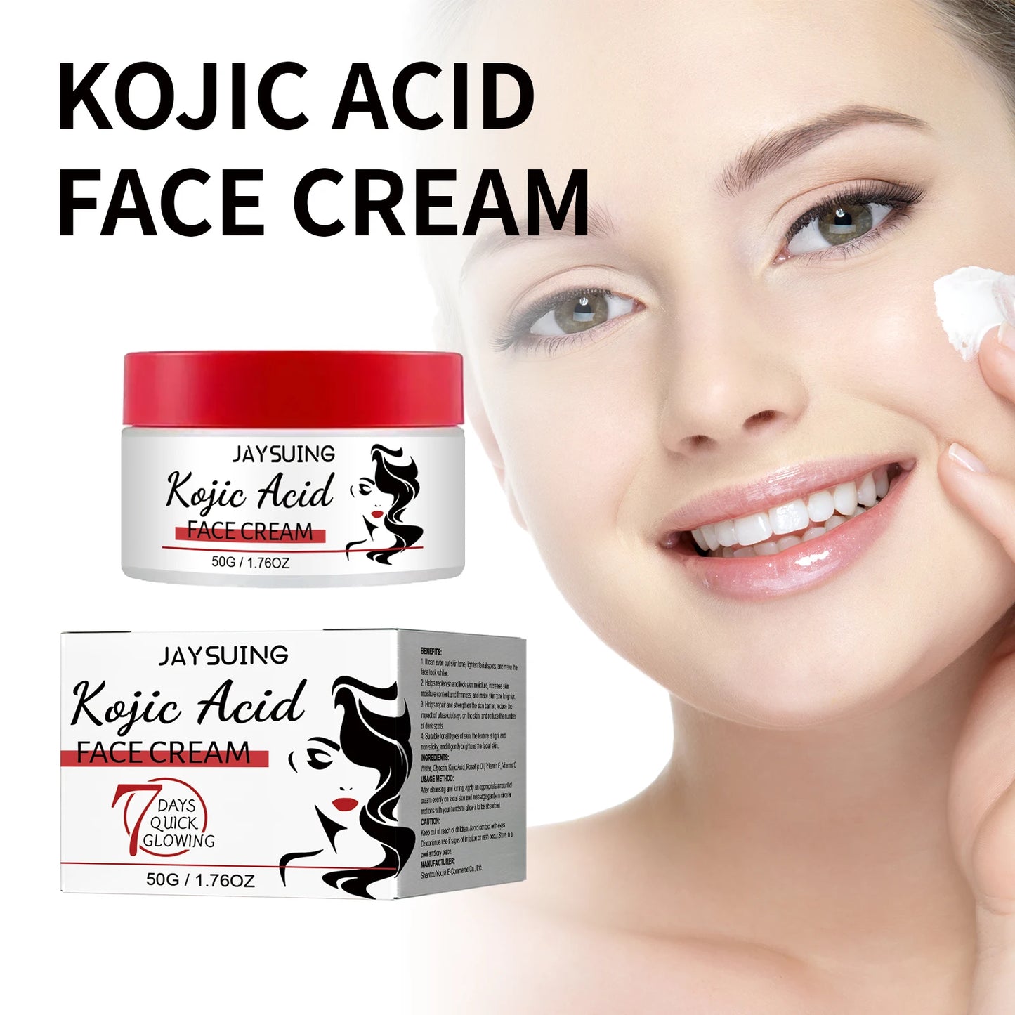 Jaysuing Rosehip Oil Brightening Cream – Even Skin Tone 50g