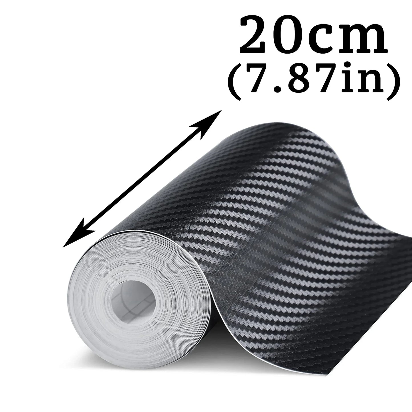 Nano Carbon Fiber 3D Car Wrap Tape – Door & Mirror Protector