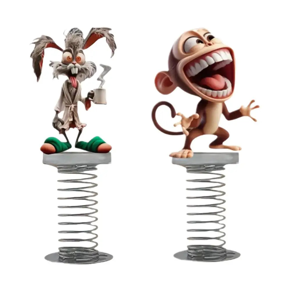 Big Mouth Monkey Acrylic Car Ornament Spring Shake Ornament For Bicycle Car Center Console Desktop Decorati O4O6 Peaceful Pleasures Health and Wellness