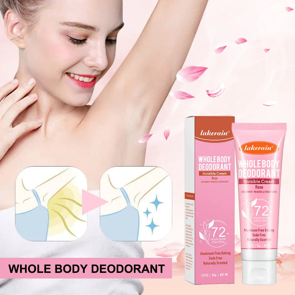 72-Hour Fruit Scented Body Deodorant Cream – Aluminum-Free