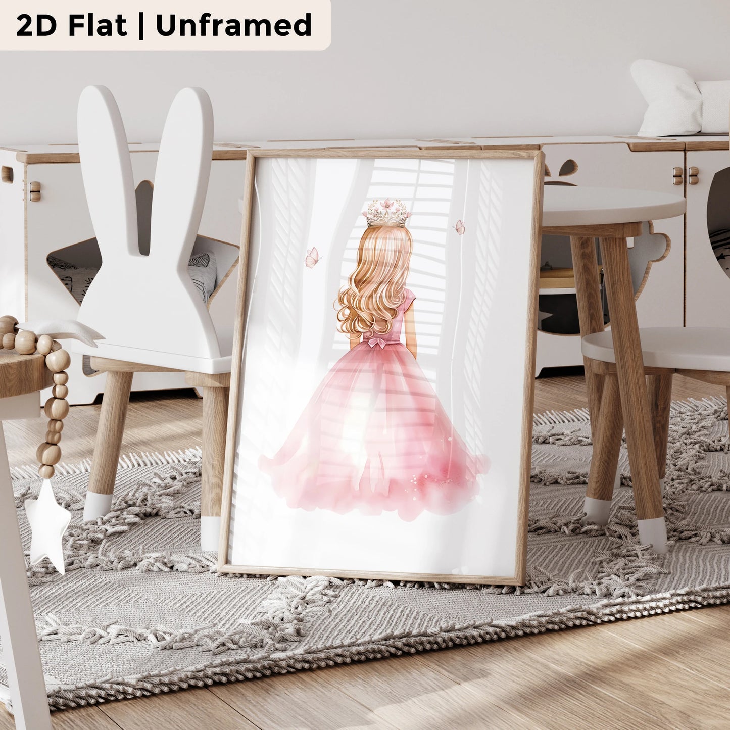 3-Piece Princess Castle Canvas Wall Art | Kids Bedroom Decor