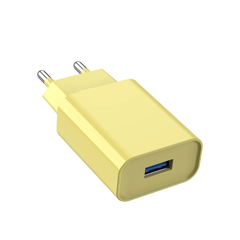 10W USB Wall Charger 5V 2A | EU & US Plug for iPhone Samsung