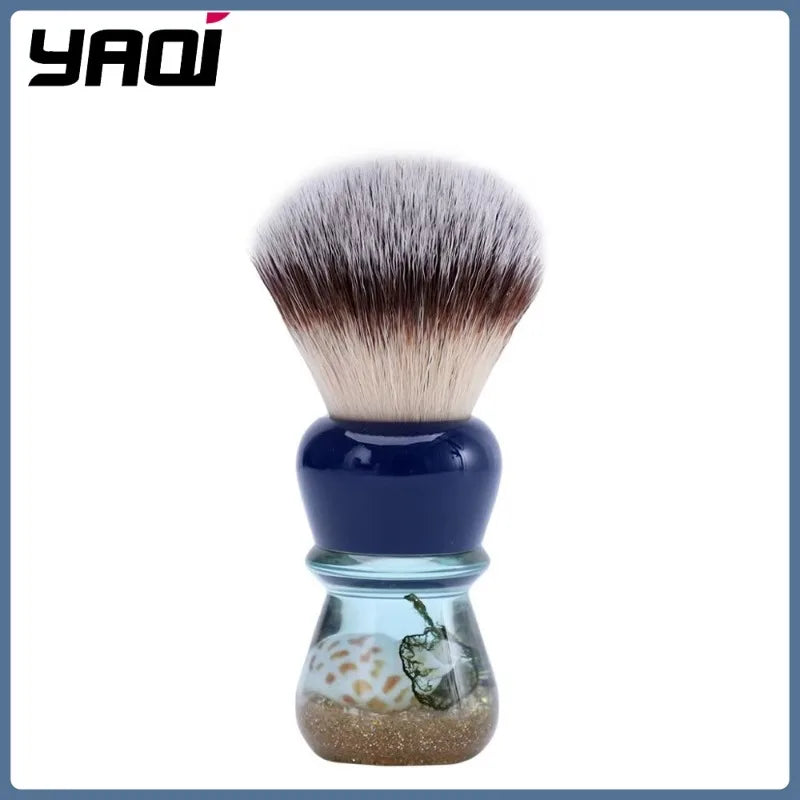 YAQI Atlantis 22MM Synthetic Hair Shaving Brush Portable Travel Cleaning Face High Quality Shaving Brush Tool For Men Peaceful Pleasures Health and Wellness