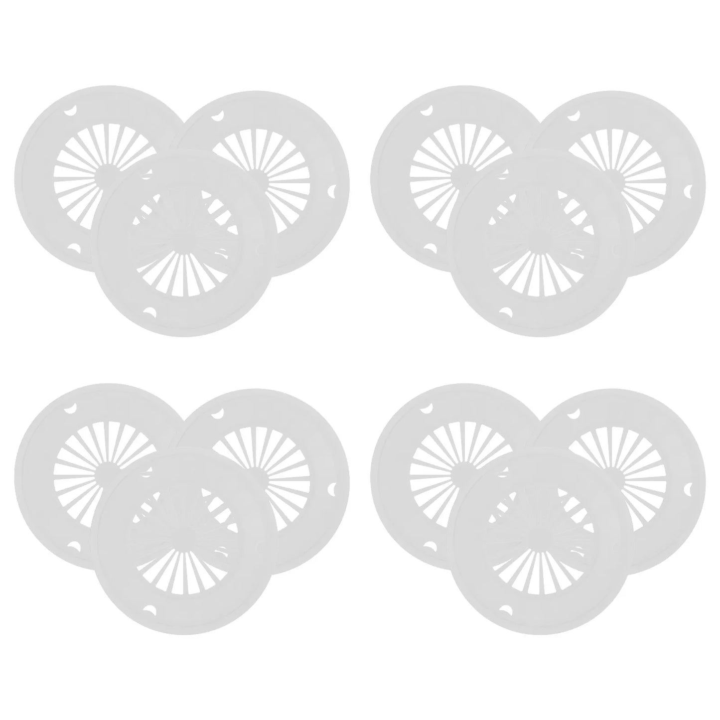 20Pcs Paper Plate Holders Stable Reusable Plates Support Base Outdoor Barbecue Camping Dinner Plates Holder Portable Peaceful Pleasures Health and Wellness
