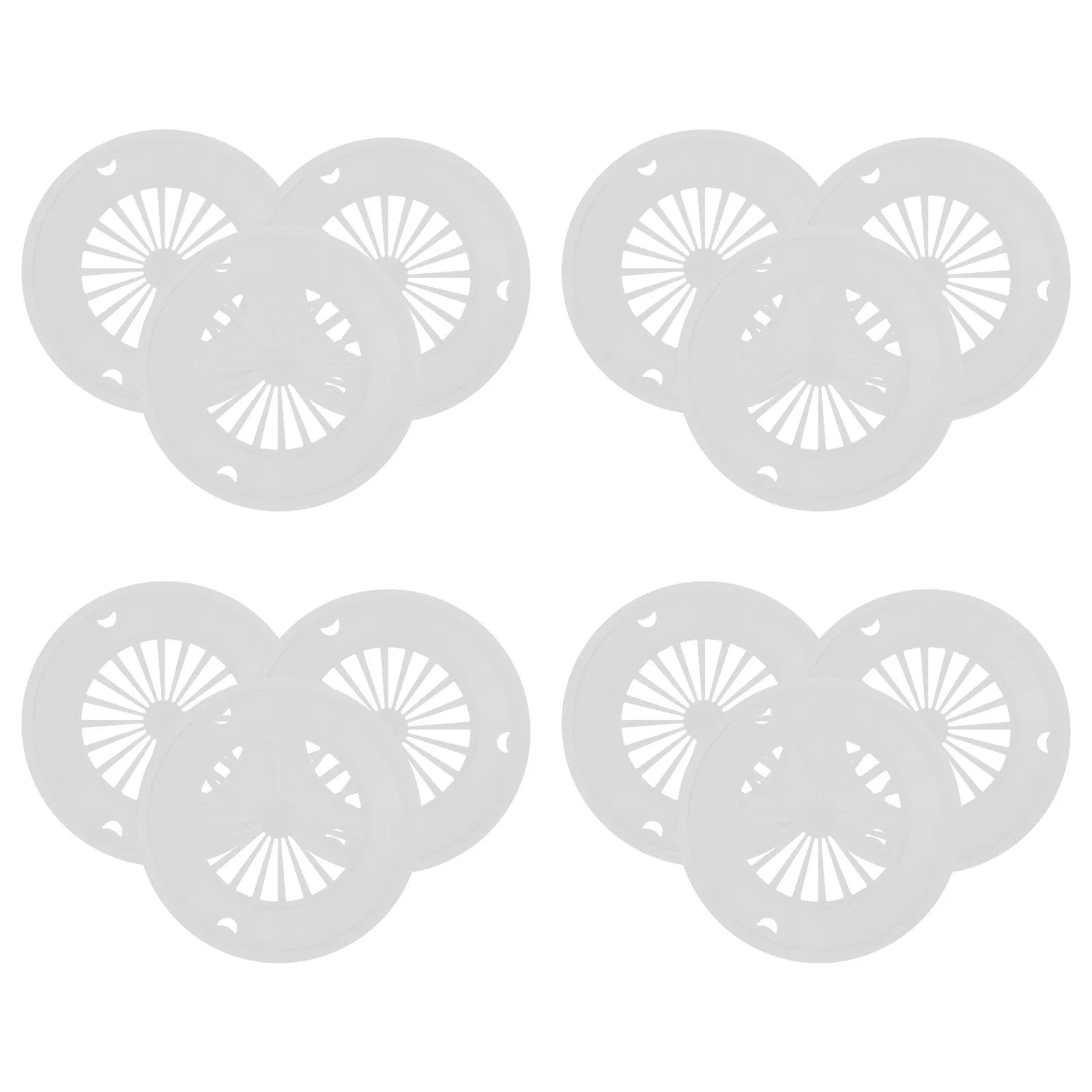 20Pcs Paper Plate Holders Stable Reusable Plates Support Base Outdoor Barbecue Camping Dinner Plates Holder Portable Peaceful Pleasures Health and Wellness