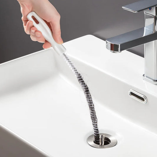 Long Drain Cleaning Brush – Sink, Shower & Tub Hair Catcher Drain Cleaning Brush Peaceful Pleasures Health and Wellness