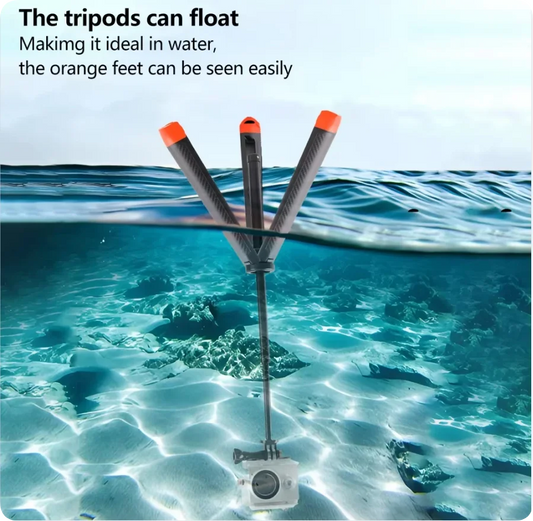 Floating Selfie Stick Grip Tripod for GoPro, DJI & Insta360 Action Camera Accessory Oasis Select