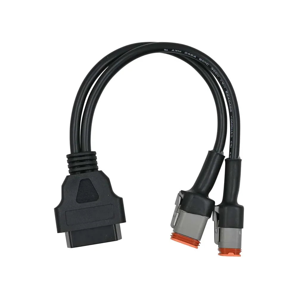 2-in-1 Motorcycle OBD2 Connector – 4 & 6 Pin Harley Adapter