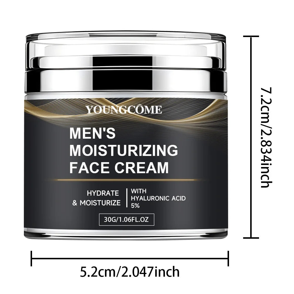 YOUNGCOME Men's Collagen Cream with Retinol & Vitamins Men's Face Cream Peaceful Pleasures Health and Wellness 30G