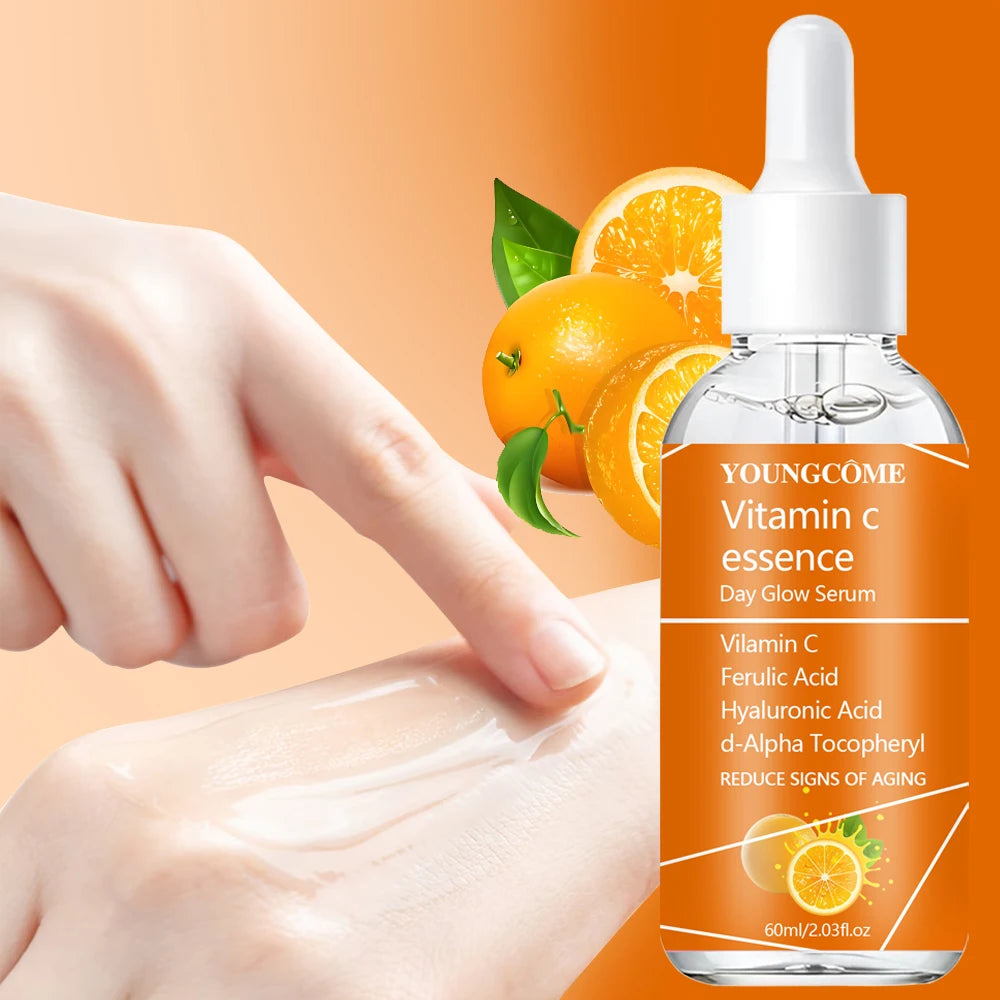 YOUNGCOME Vitamin C Brightening Serum - Vitamin C with Ferulic Acid, Hyaluronic Acid & Collagen for Anti-aging skincare Peaceful Pleasures Health and Wellness