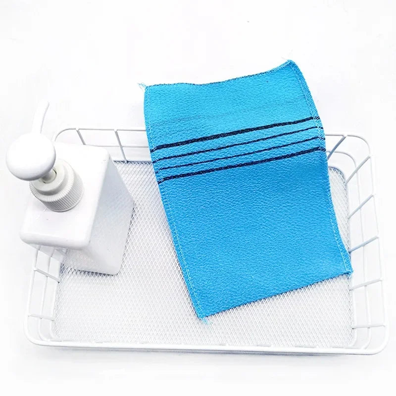 Korean Exfoliating Bath Washcloth Body Scrub Towel Set 2pc Exfoliating Bath Cloth Peaceful Pleasures Health and Wellness