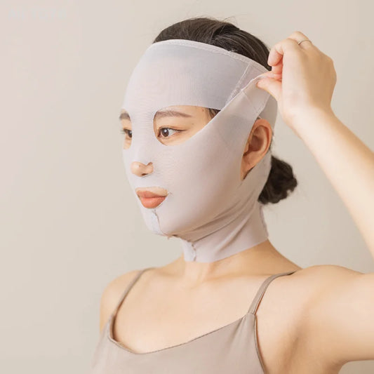 3D V-Shape Face Lifting Slimming Mask | Overnight Bandage Face Slimming Mask Peaceful Pleasures Health and Wellness