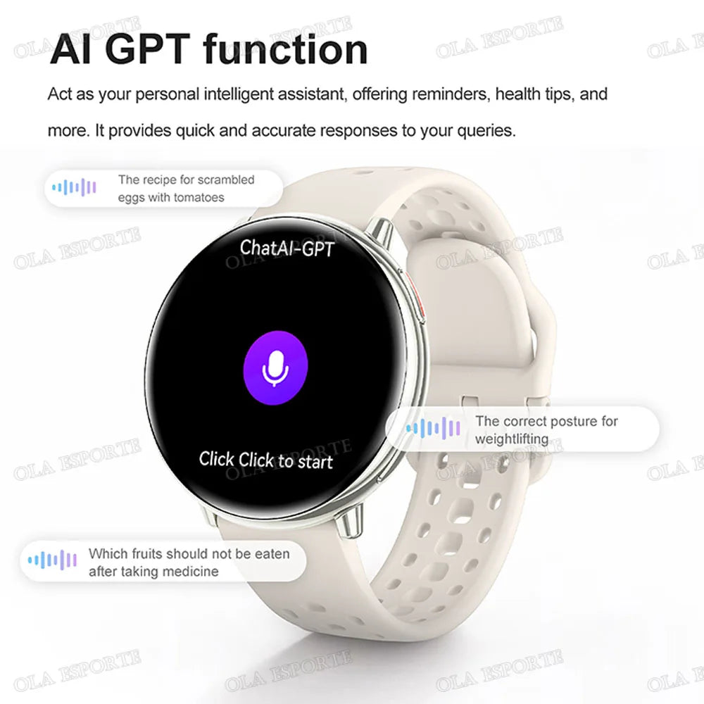 For Amazfit Active 2 GPS Smart Watch Men Women Ai GPT Amoled Waterproof Sport SmartWatch Compass NFC BT Call Watches for Peaceful Pleasures Health and Wellness
