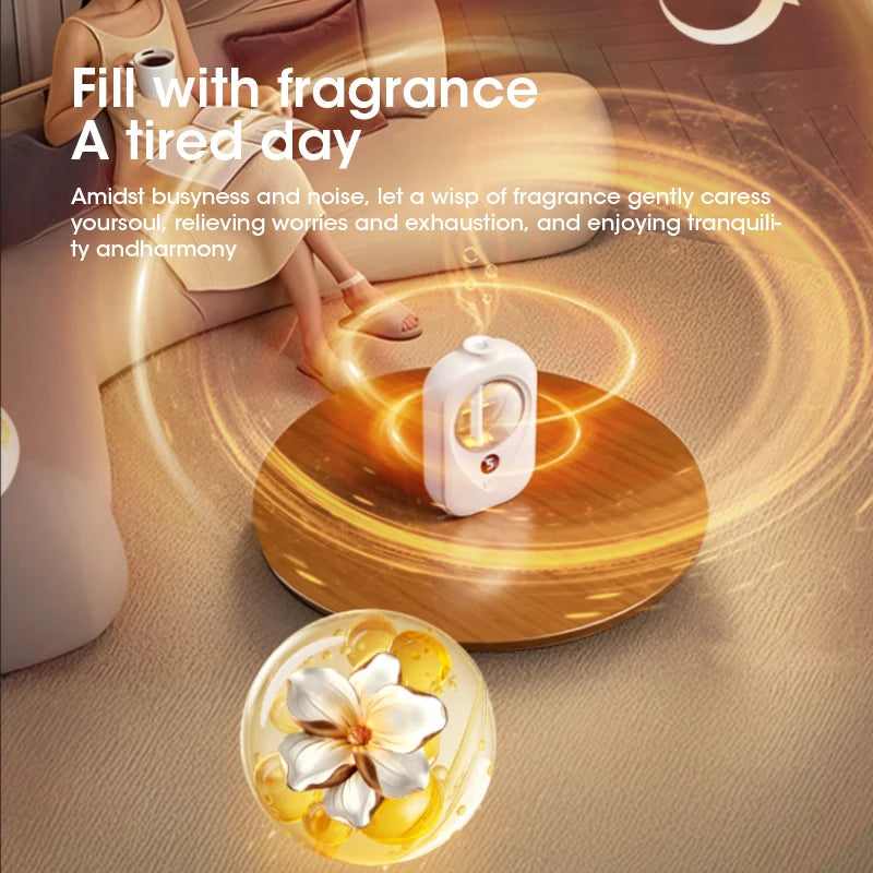 Smart Wall Mounted Essential Oil Diffuser Aromatherapy Humidifier with Automatic Air Deodorization for Home Peaceful Pleasures Health and Wellness