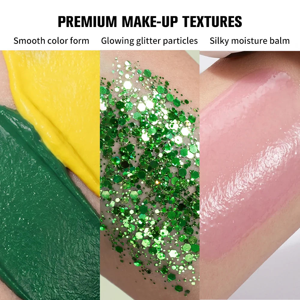 Face Paint & Glitter Stick Set – High Pigment Sport & Festival